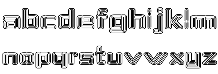 Republika IV Exp - Maze Font LOWERCASE