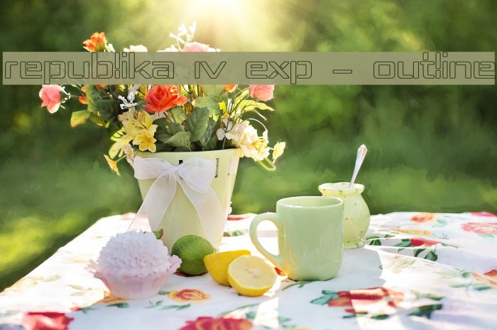 Republika IV Exp - Outline Example 2