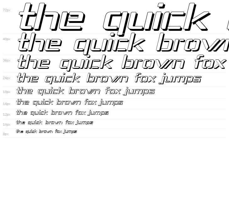 Republika IV Exp - Shadow Italic Waterfall