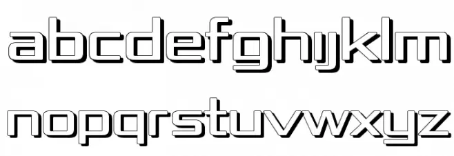 Republika IV Exp - Shadow Шрифта ВЕРХНИЙ