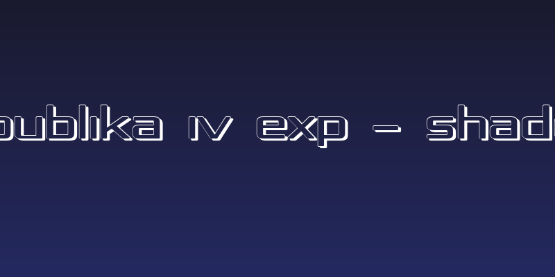 Republika IV Exp - Shadow Social Header