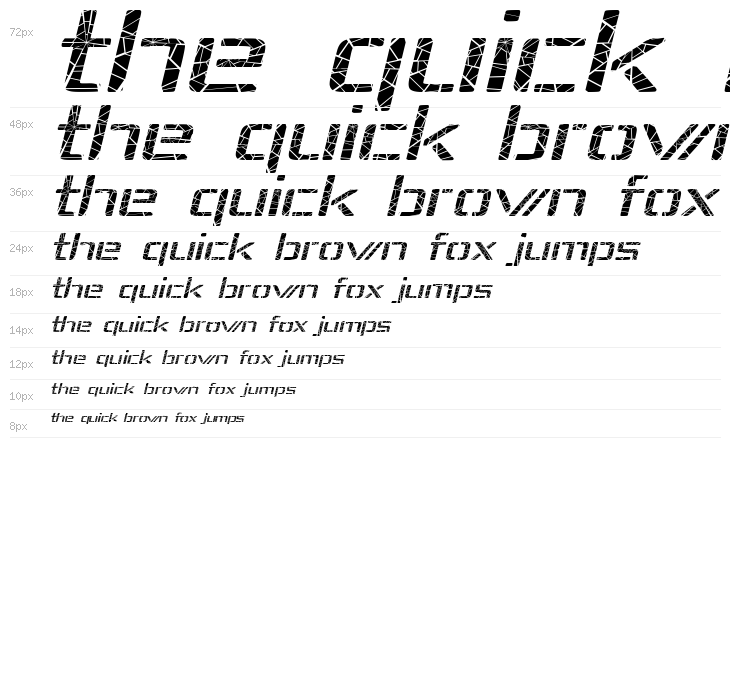 Republika IV Exp - Shatter Italic Waterfall