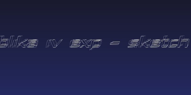 Republika IV Exp - Sketch Italic Social Header