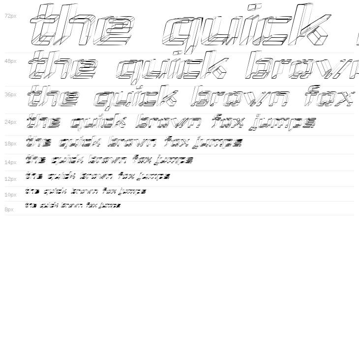 Republika IV Exp - Sketch Italic Waterfall