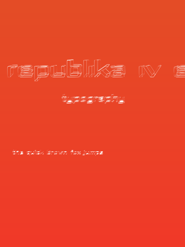 Republika IV Exp - Sketch Poster