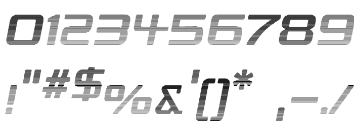Republika IV - Haze Italic Шрифта ДРУГИЕ символов