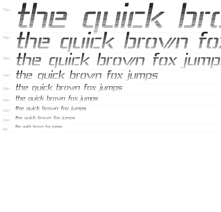 Republika IV - Haze Italic Waterfall