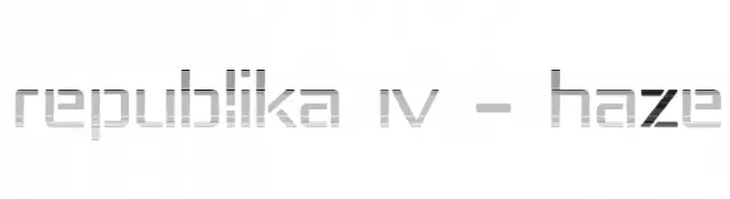 Republika IV - Haze  免费字体下载