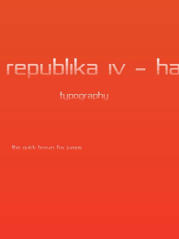 Republika IV - Haze Poster