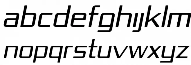 Republika IV - Light Italic 字体 大写
