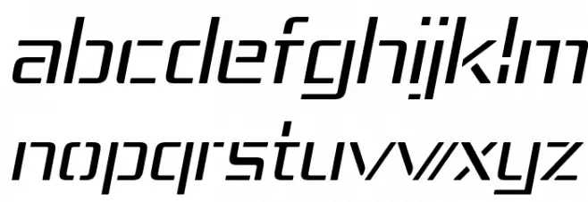 Republika IV - Light Italic Polices MINUSCULES