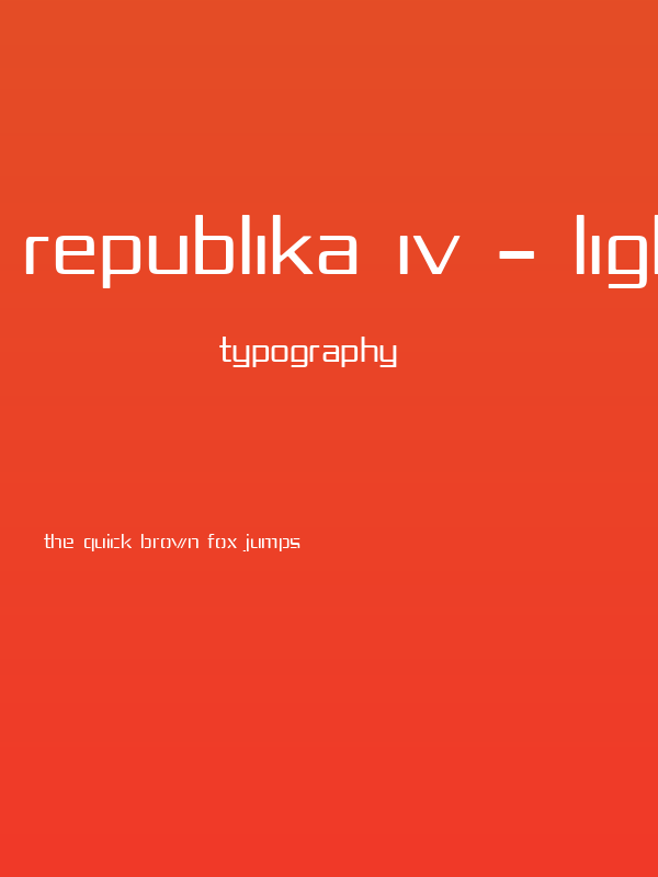 Republika IV - Light Poster