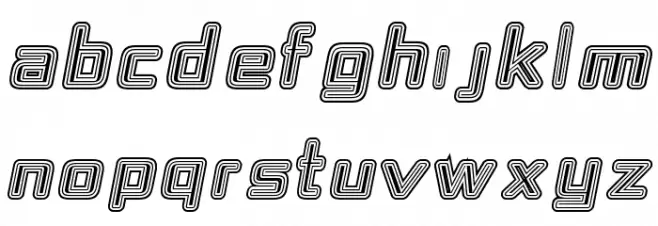 Republika IV - Maze Italic Polices MAJUSCULES