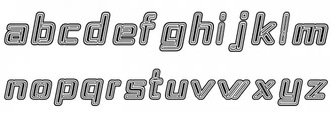 Republika IV - Maze Italic 字体 小写