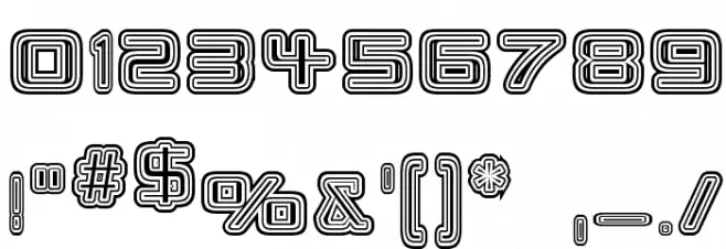 Republika IV - Maze Font OTHER CHARS