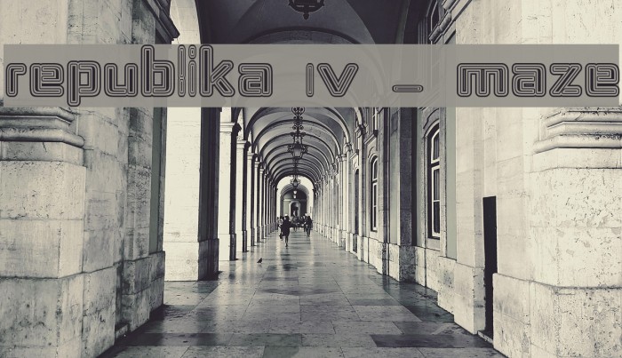 Republika IV - Maze Font examples
