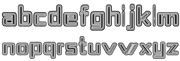 Republika IV - Maze Font LOWERCASE