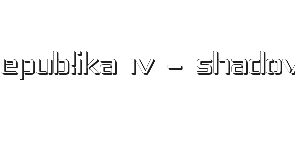 Republika IV - Shadow Logo