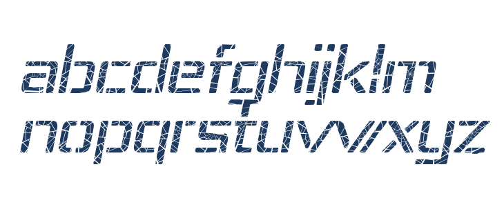 Republika IV - Shatter Italic Lowercase