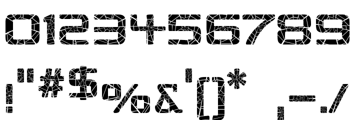 Republika IV - Shatter Font OTHER CHARS