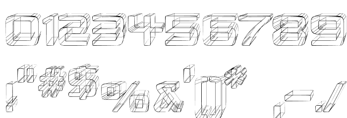 Republika IV - Sketch Font OTHER CHARS