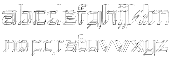 Republika IV - Sketch Font LOWERCASE
