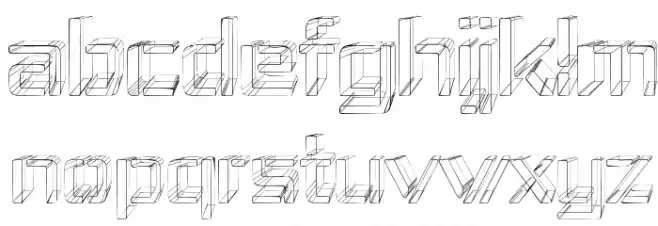 Republika IV - Sketch 字体 小写