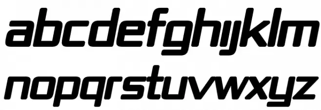 Republika IV - Ultra Italic خط أحرف كبيرة