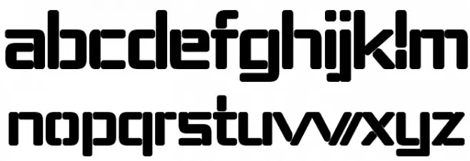 Republika IV - Ultra フォント 小文字