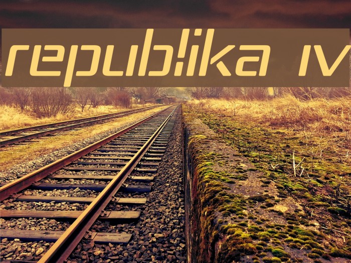 Republika IV Font examples