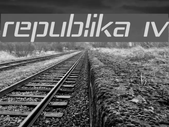 Republika IV フォント examples