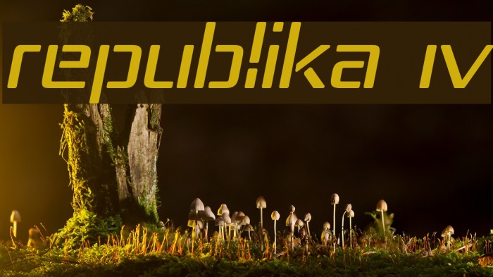 Republika IV Font examples