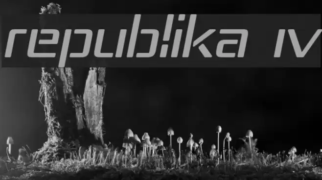 Republika IV フォント examples