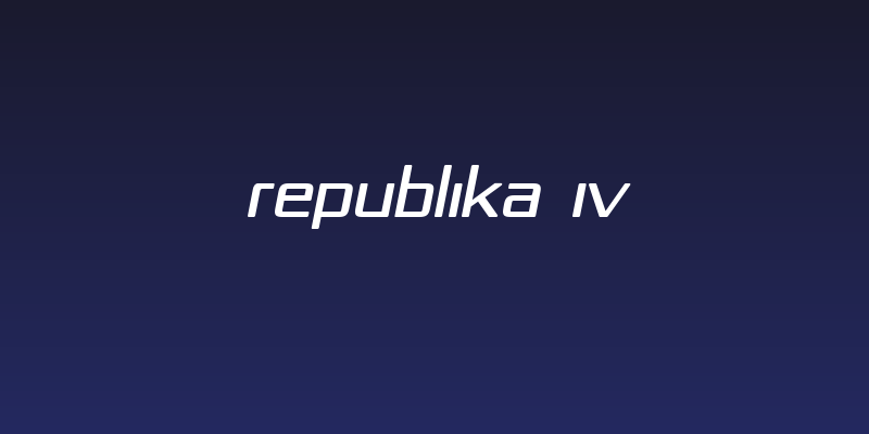 Republika IV Social Header