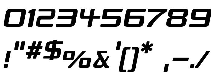 Republika Italic Font OTHER CHARS