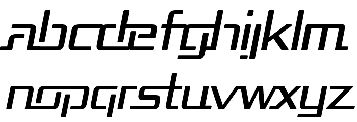 Republika Italic Font LOWERCASE