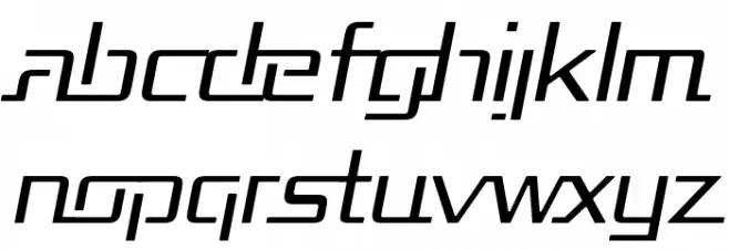 Republika - Light Italic Schriftart Kleinbuchstaben
