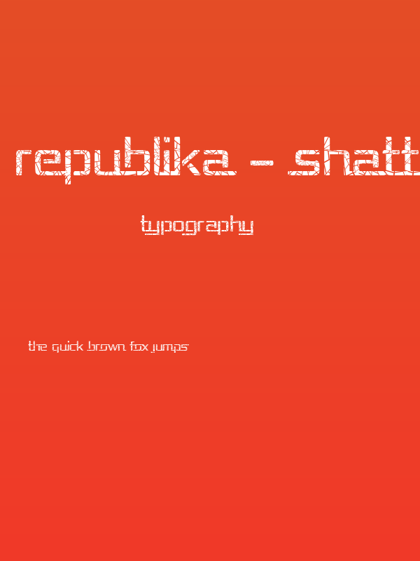 Republika - Shatter Poster