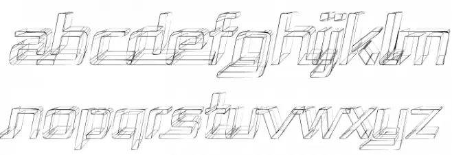Republika - Sktech Italic Fonte MAIÚSCULAS