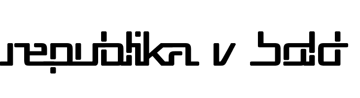 Republika V Bold Font