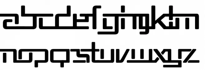 Republika V Bold 字体 大写