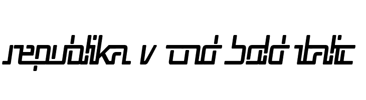 Republika V Cnd Bold Italic  baixar fontes gratis