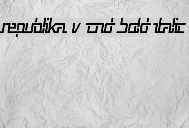 Republika V Cnd Bold Italic Font examples