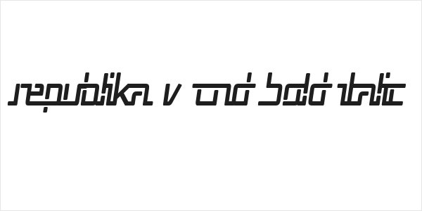 Republika V Cnd Bold Italic Logo