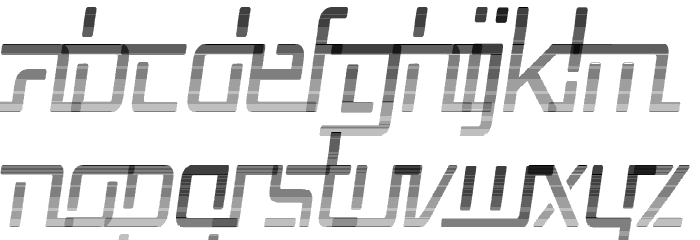 Republika V Cnd - Haze Italic Font LOWERCASE