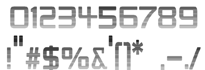 Republika V Cnd - Haze Font OTHER CHARS