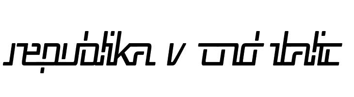 Republika V Cnd Italic  baixar fontes gratis