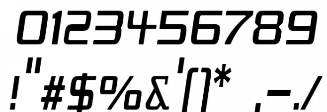 Republika V Cnd - Light Italic Font OTHER CHARS