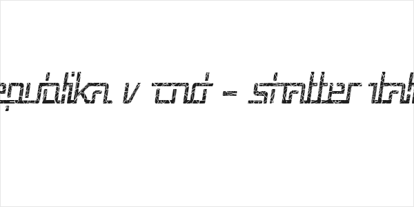 Republika V Cnd - Shatter Italic Logo