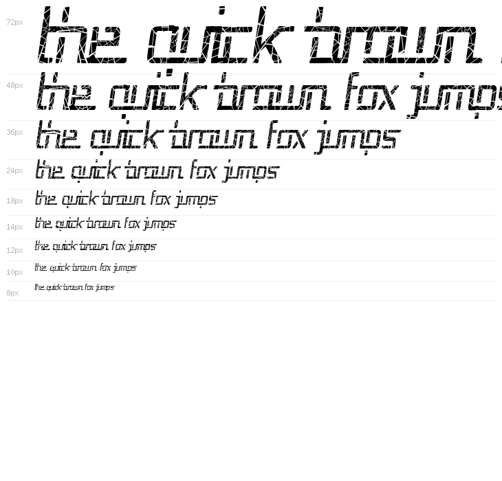 Republika V Cnd - Shatter Italic Waterfall